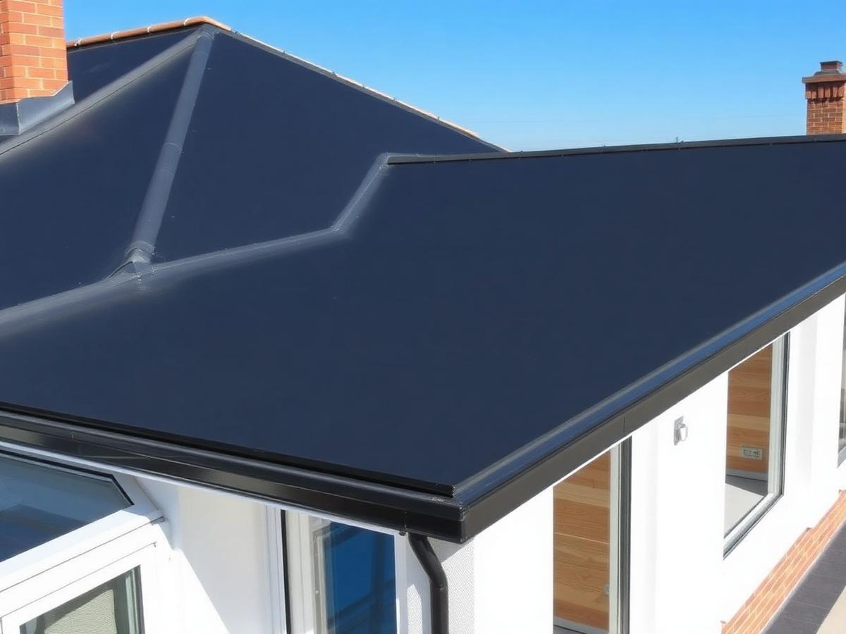 EPDM Flat Roof in Ilkeston, Derbyshire